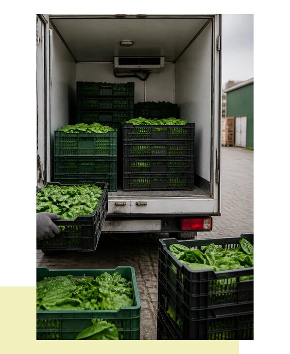 Перевозка шпината в Сатку с сохранением свежести продукции
